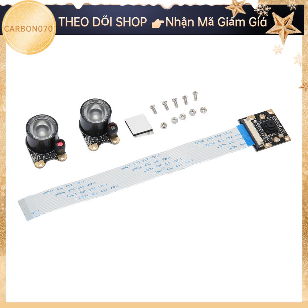 Carbon070 5MP Camera Module Cho Raspberry Pi OV5647 Cảm Biến 850nm Hồng Ngoại Nhìn Xuyên Đêm 1080P Thay Thế
