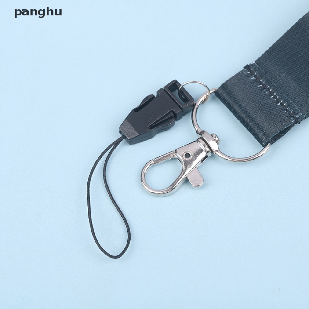 Dây Đeo Thẻ ID / Huy Hiệu Màu Đen Tối Giản Tiện Dụng