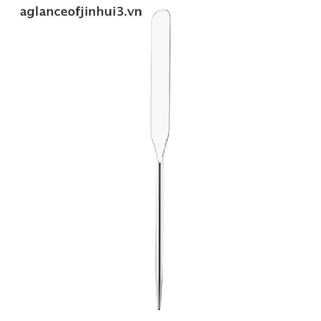 Set 3 Que Trộn Kem Nền Hai Đầu Bằng Thép Không Gỉ Kèm Túi Đựng