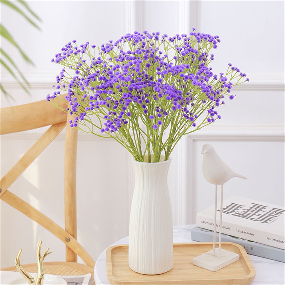 1 Bó Hoa Gypsophila Nhân Tạo Bằng Nhựa Dùng Cho Trang Trí Tiệc Cưới