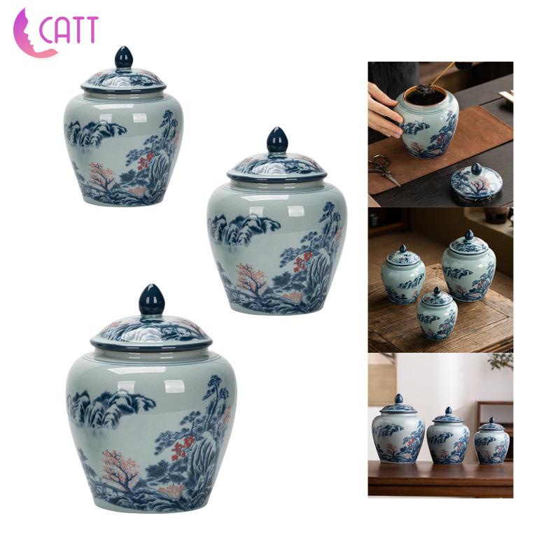 [Dadada1] Lọ Hoa Bằng Sứ Trang Trí Trung Tâm Kiểu Trung Hoa Cổ Điển Thanh Lịch