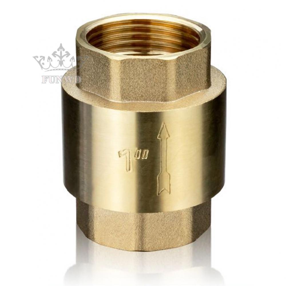【FUNWD】Check Valve Made Of High Quality Check Valve Brass 1/2 3/4 1inch Intensification
