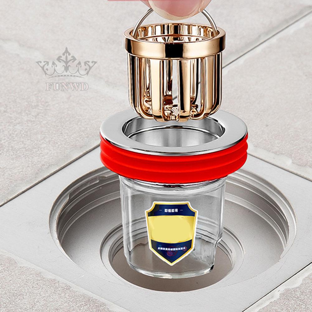 【FUNWD】Floor drain anti-odor core drain valve sewer anti-odor flying insect filter hair