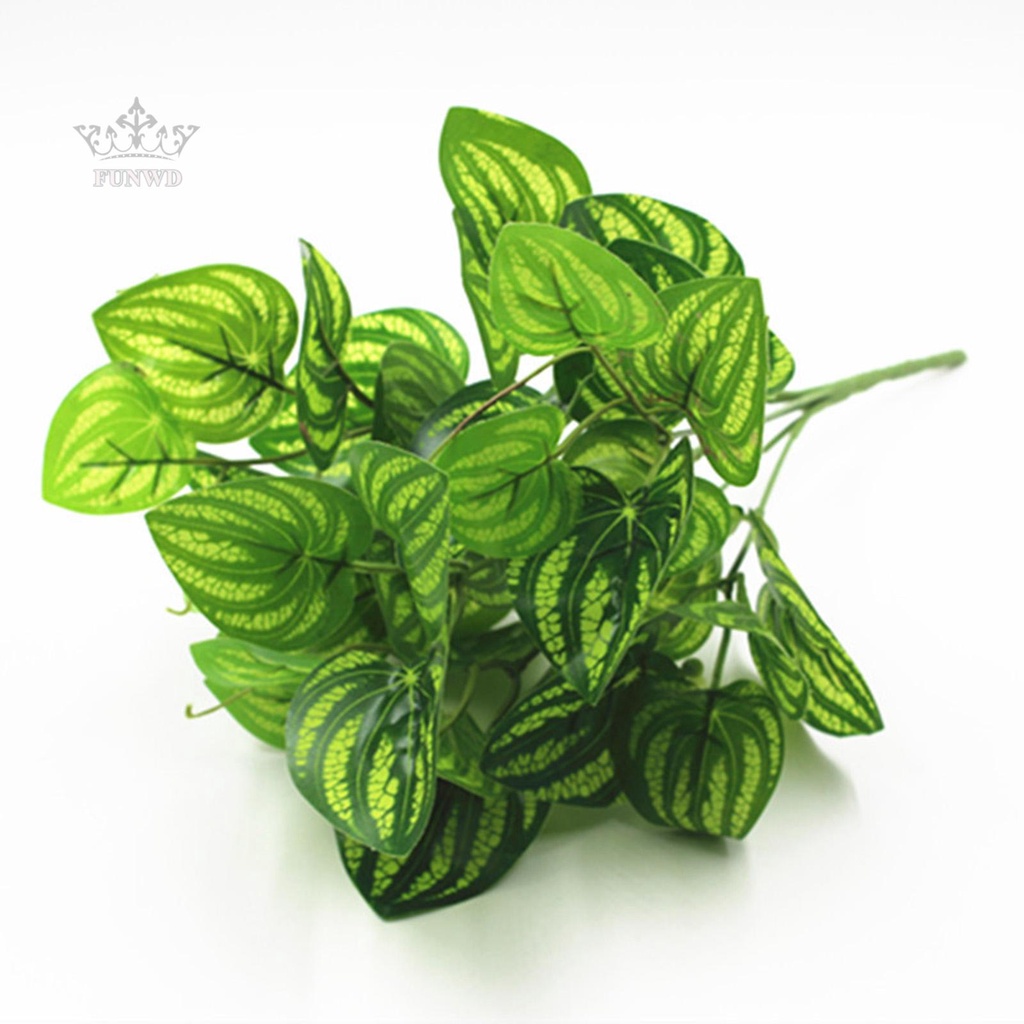 【FUNWD】Artificial Plants 1 Piece 33cm -40cm 7 Branches Artificial Plant Branch