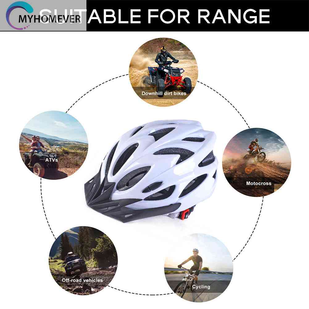 Mũ Bảo Hiểm Thoáng Khí Chống Va Chạm Có Đèn Đuôi Xe Đạp