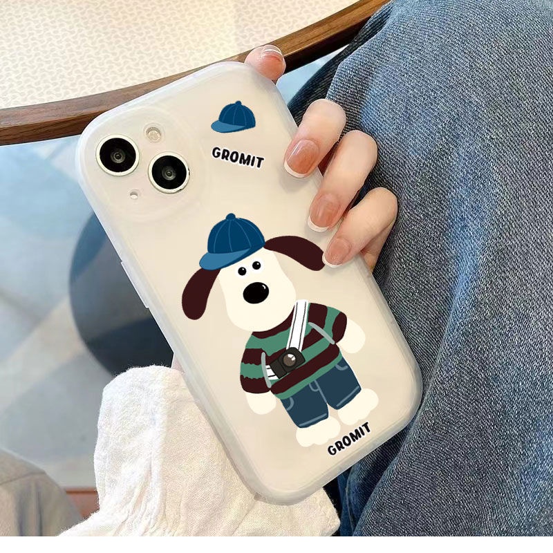 Hoạt Hình Ốp Điện Thoại tpu Dẻo Họa Tiết Chú Chó Dễ Thương Cho iphone 15 11 14 pro 12 13 mini xs max x xr 7 8 6 6s plus se2020