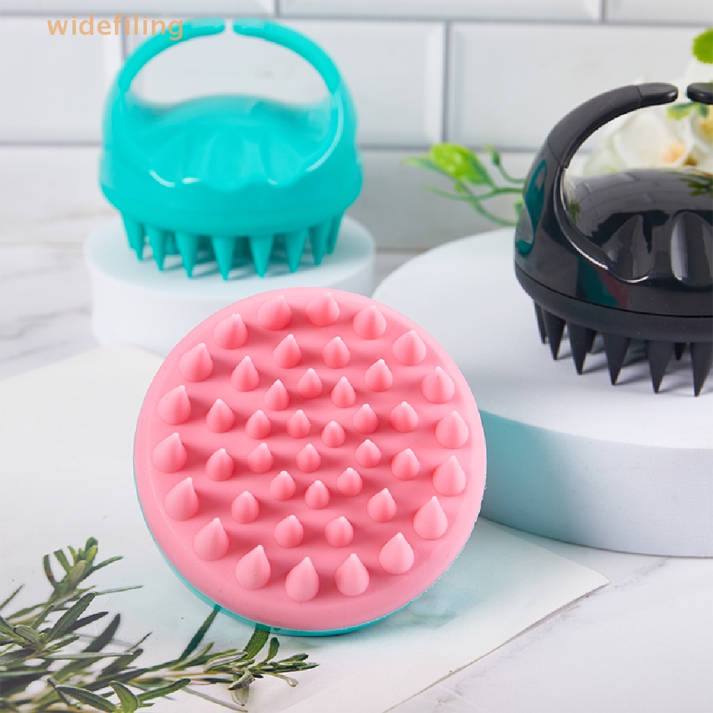 1 Lược Gội Đầu Mát Xa Da Đầu Bằng Silicone Tiện Dụng
