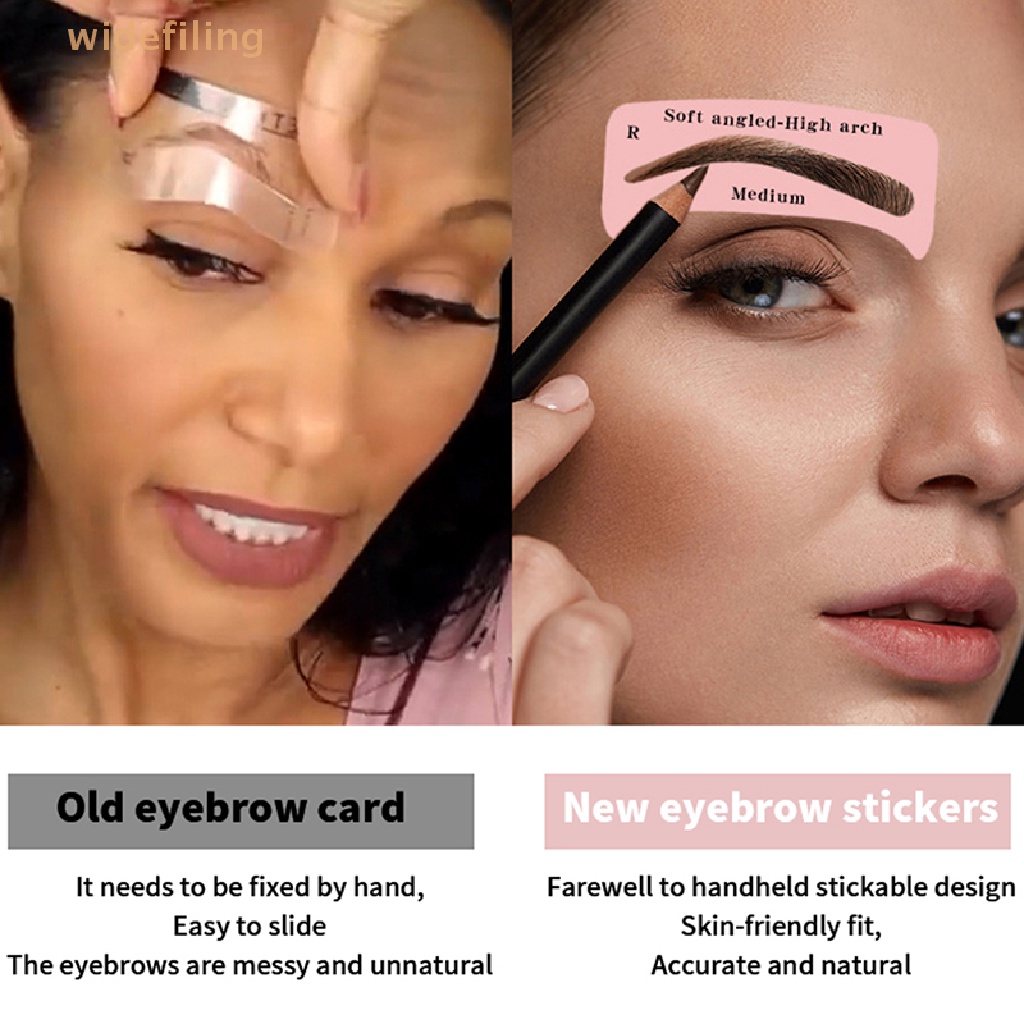 1 Tờ Khuôn Hỗ Trợ Vẽ Lông Mày Tiện Dụng