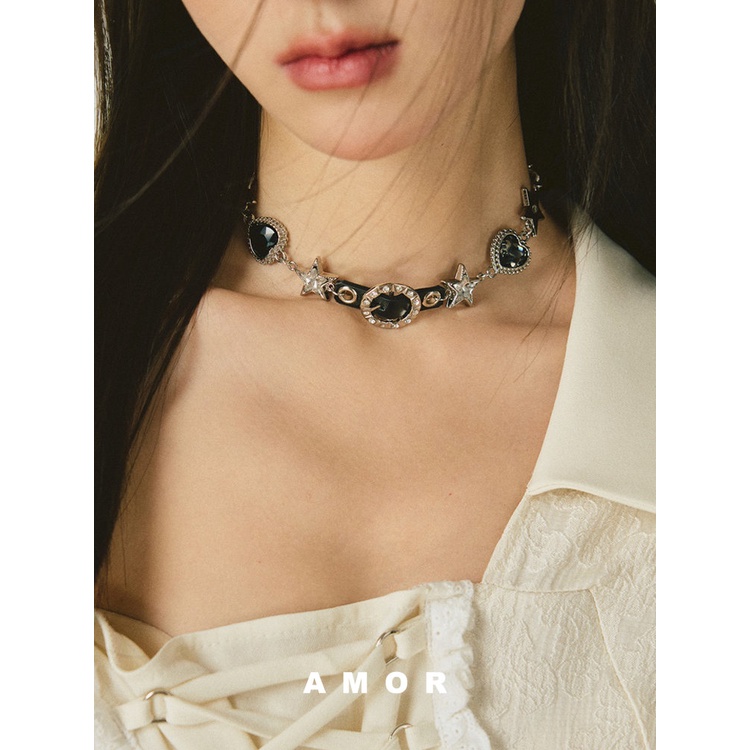 Vòng cổ choker HìNh Ngôi Sao ĐíNh Đá Xinh XắN