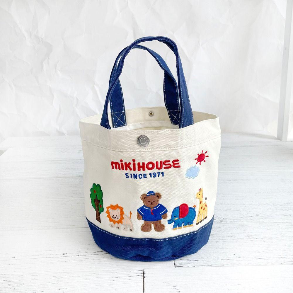 Túi Xách Vải Canvas 26 Ngăn In Họa Tiết Hoạt Hình Xinh Xắn