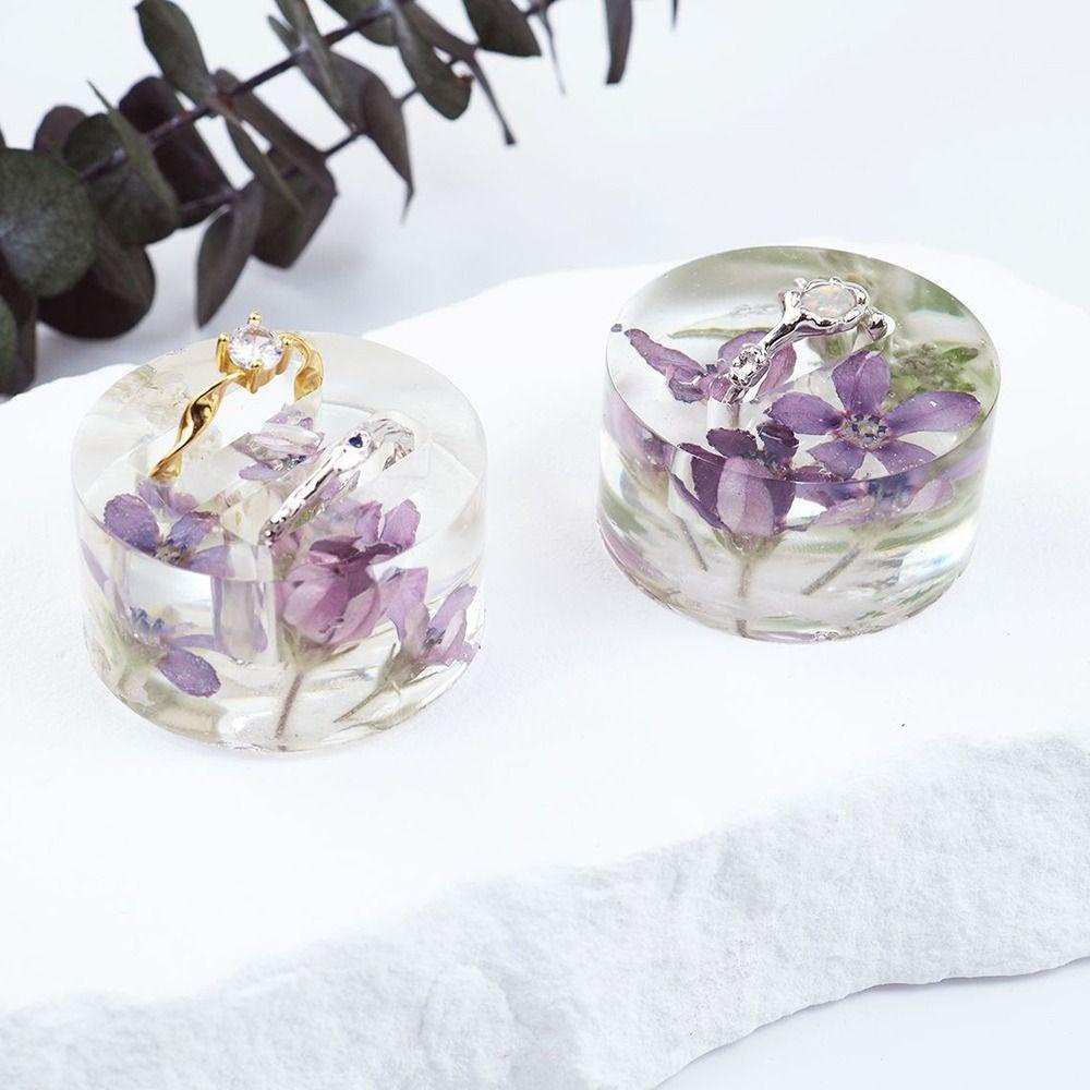 Khuôn Làm Nhẫn 8 Trong 1 Bằng Nhựa Resin Thân Thiện Với Môi Trường Giá Đỡ