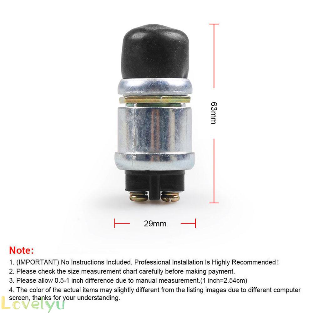⭐2023 ⭐Starter Switch 50 AMP 12V 24V IP55 Ignition Starter Push Button Push On