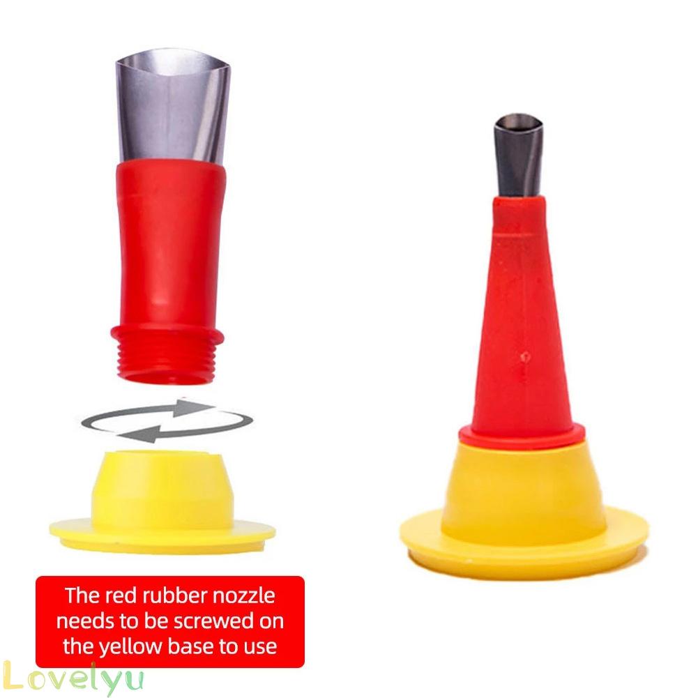 ⭐2023 ⭐19Pcs Stainless Steel Caulk Nozzle Applicator with Base Caulking Finisher