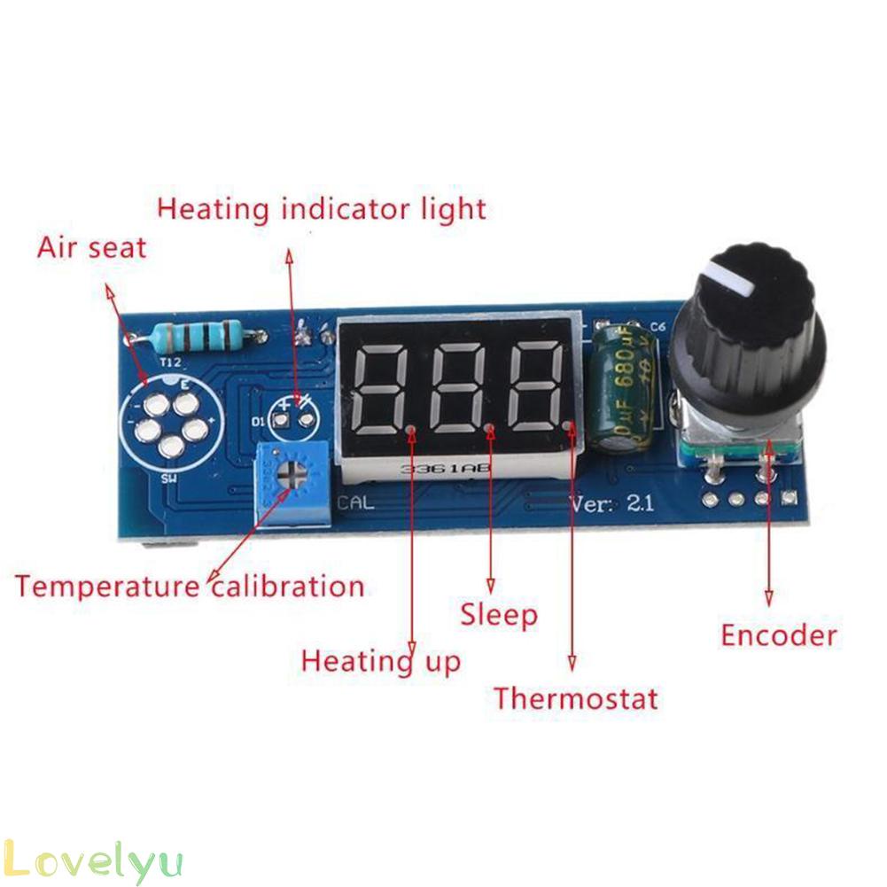 ⭐2023 ⭐Digital Soldering Iron Station Temperature Controller Kits For HAKKO T12 Handle
