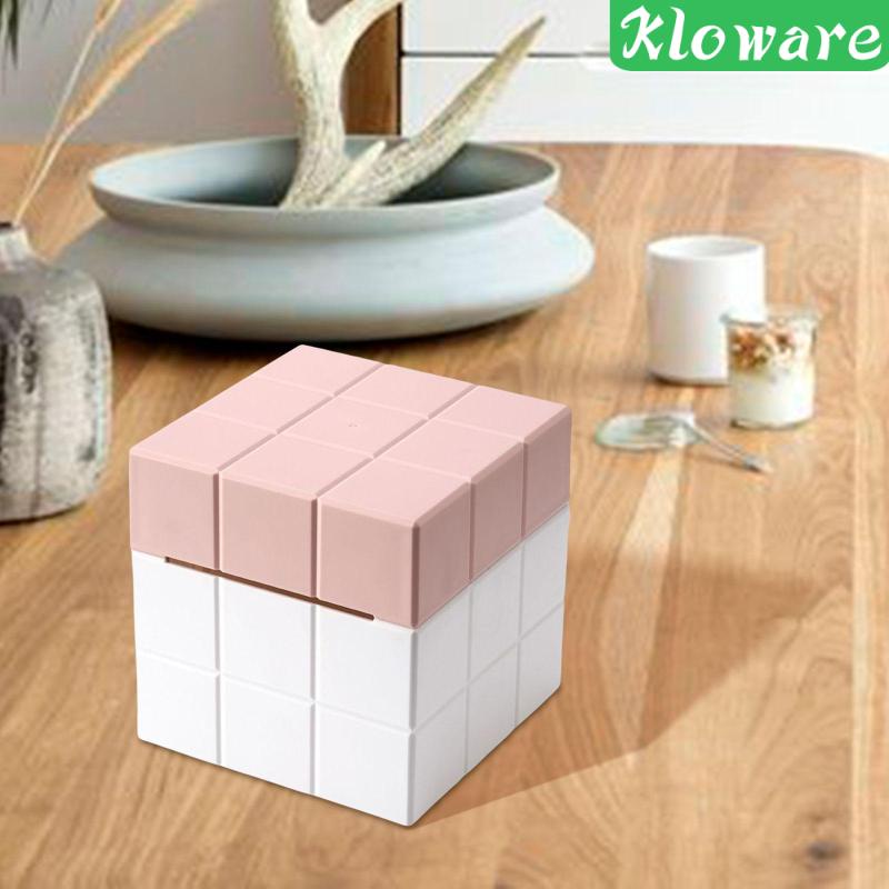 Hộp Đựng Khăn Giấy Hình Vuông Có Nắp Đậy Tiện Dụng Cho Gia Đình