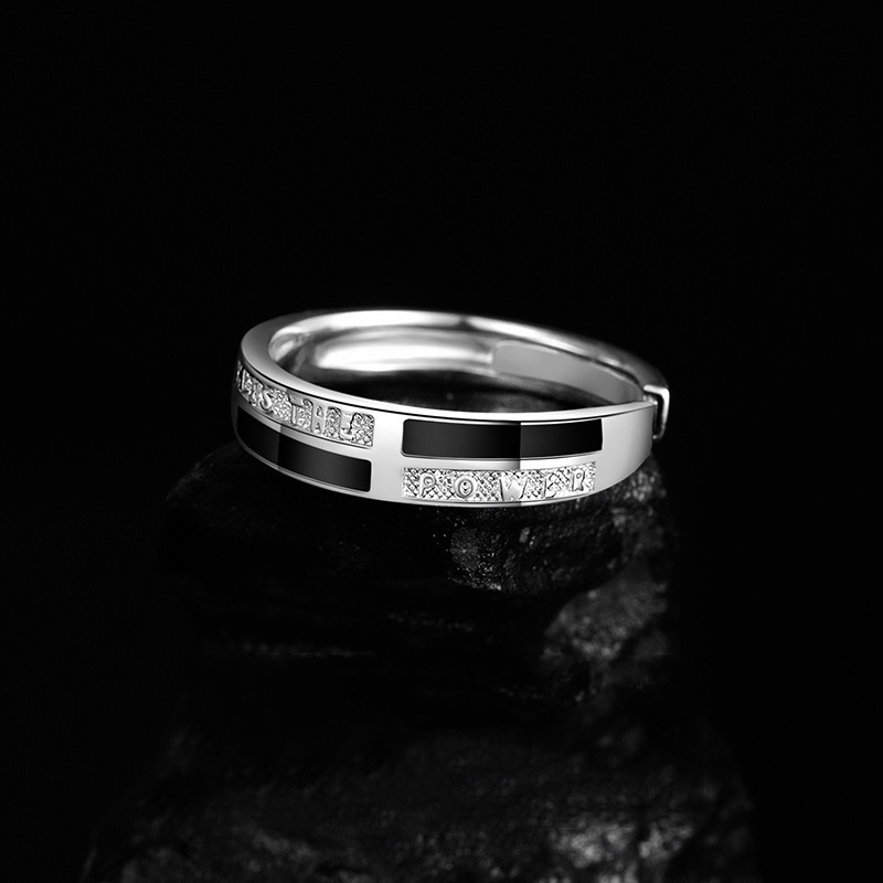 Nhẫn Đơn Hình Thánh Giá Thiết Kế Đơn Giản Thời Trang Cho Nam