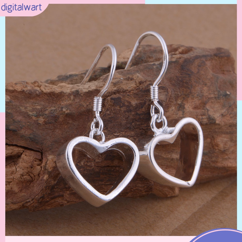 [DIL] Set 3 Món Trang Sức Hình Trái Tim Bằng Hợp Kim Tinh Tế Quyến Rũ Phù Hợp Làm Quà Tặng Kỷ Niệm Cho Nữ