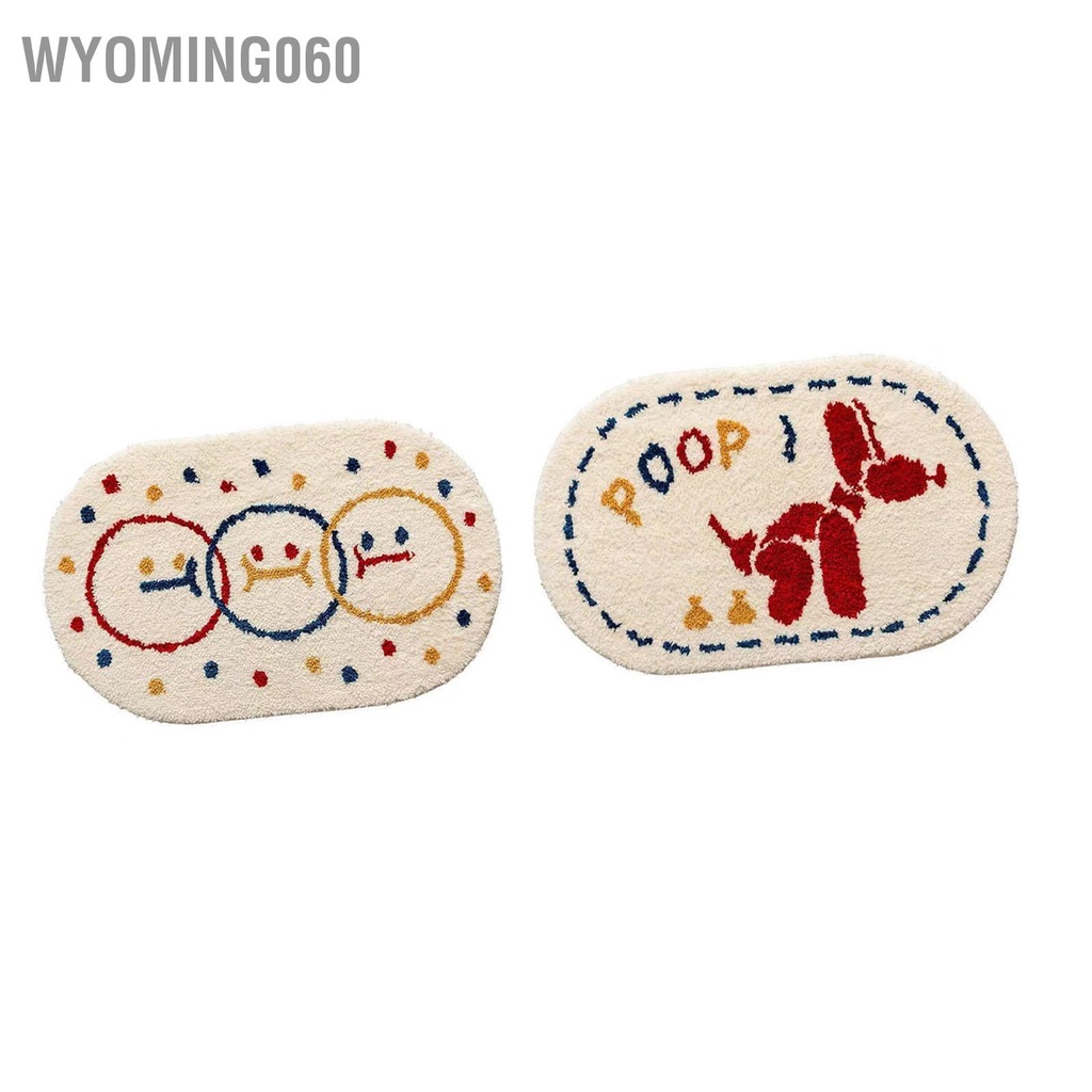 Thảm Lông Giả Mềm Mại Thấm Hút Nước Tốt Cho Phòng Khách