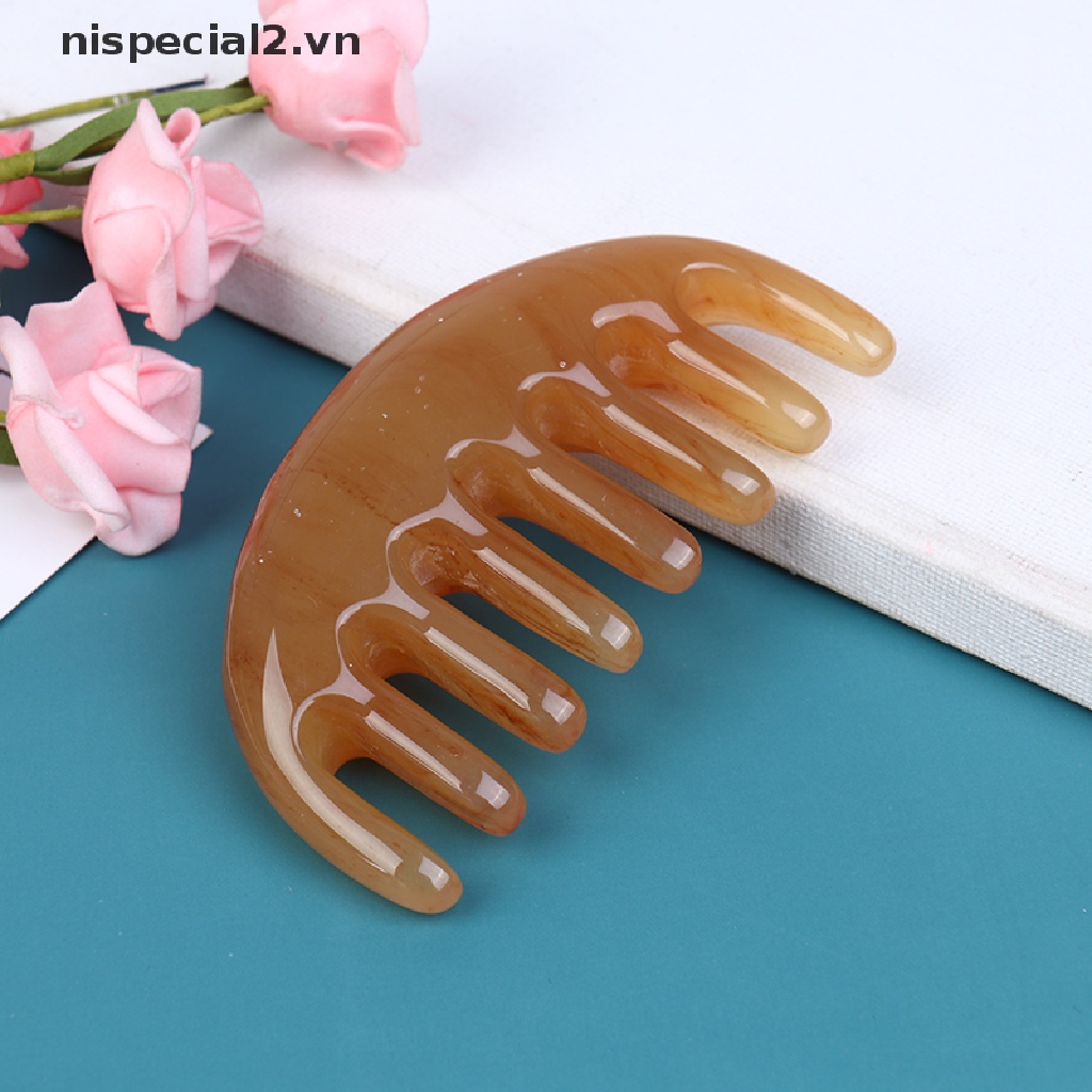 Lược Sừng Ox Tự Nhiên Mát Xa Chăm Sóc Tóc 1Xnatural