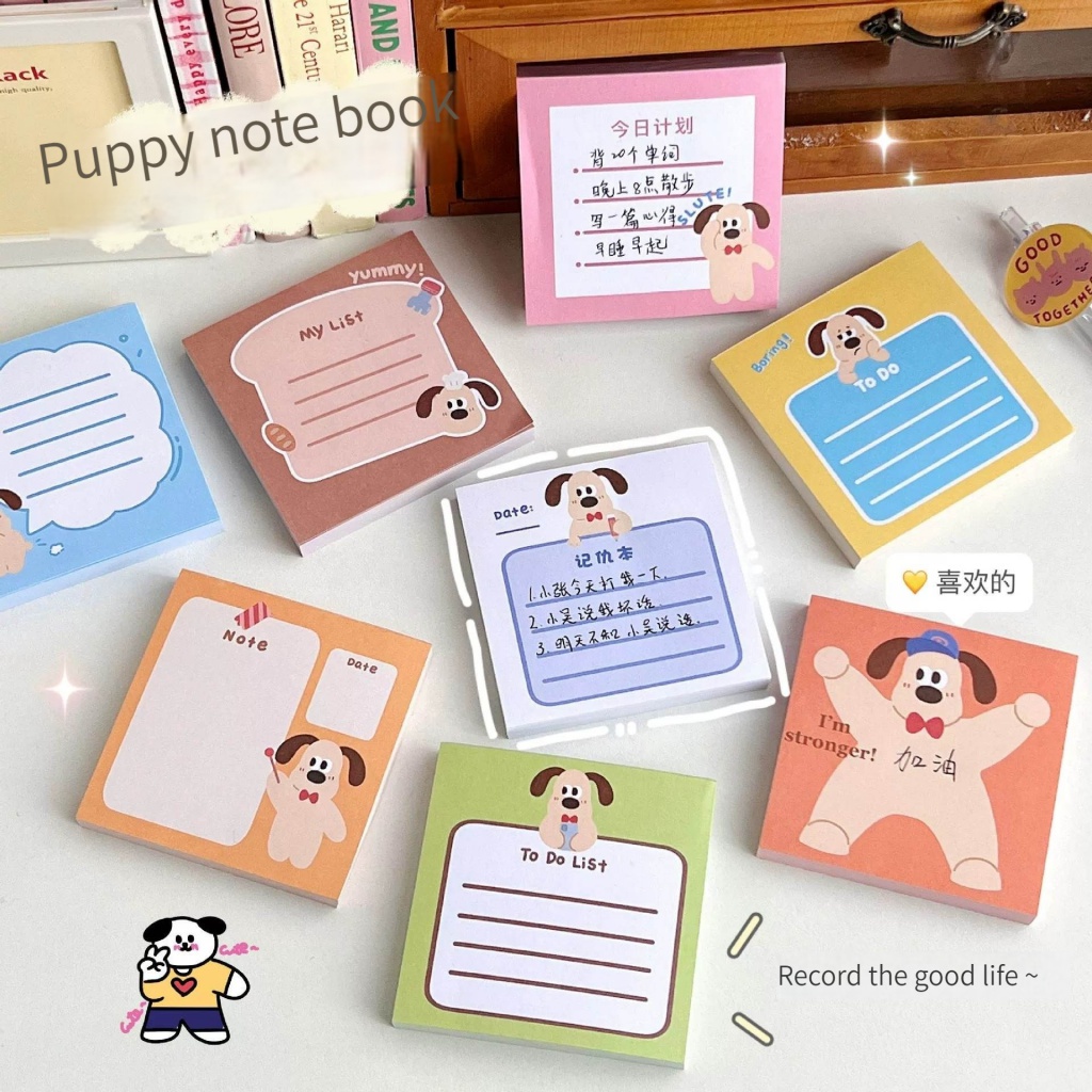 Giấy Note Ghi Chú Họa Tiết Hoạt Hình Xinh Xắn Sáng Tạo