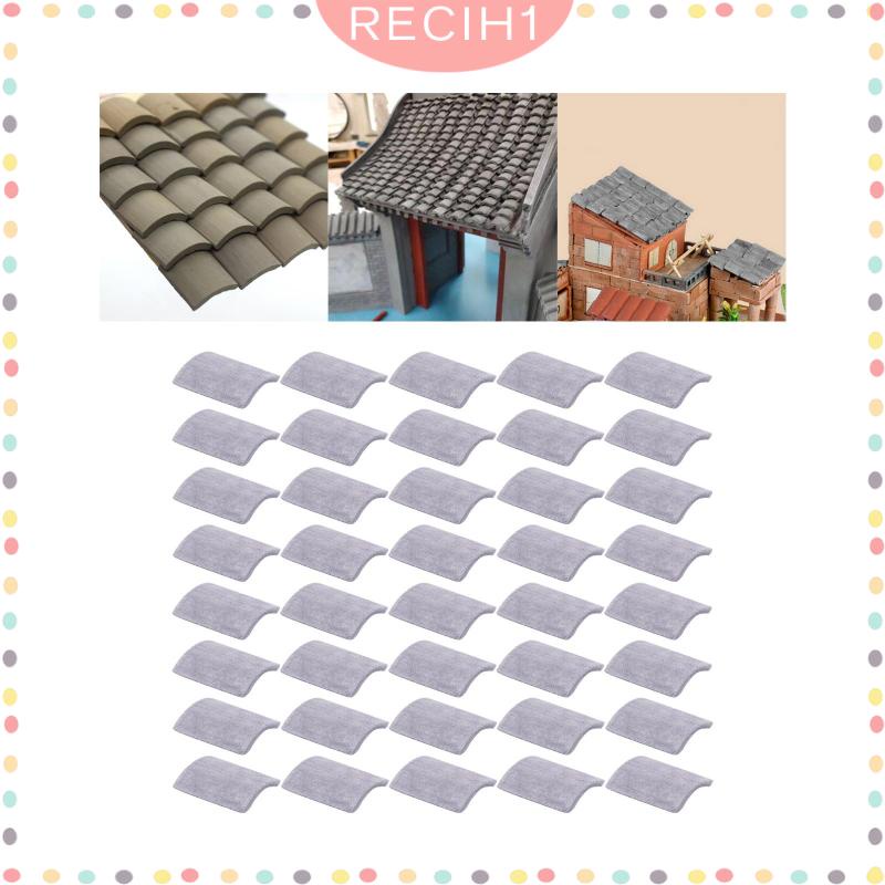 Mô Hình Gạch Ốp Tường Màu Xám Mini Trang Trí Nhà Búp Bê