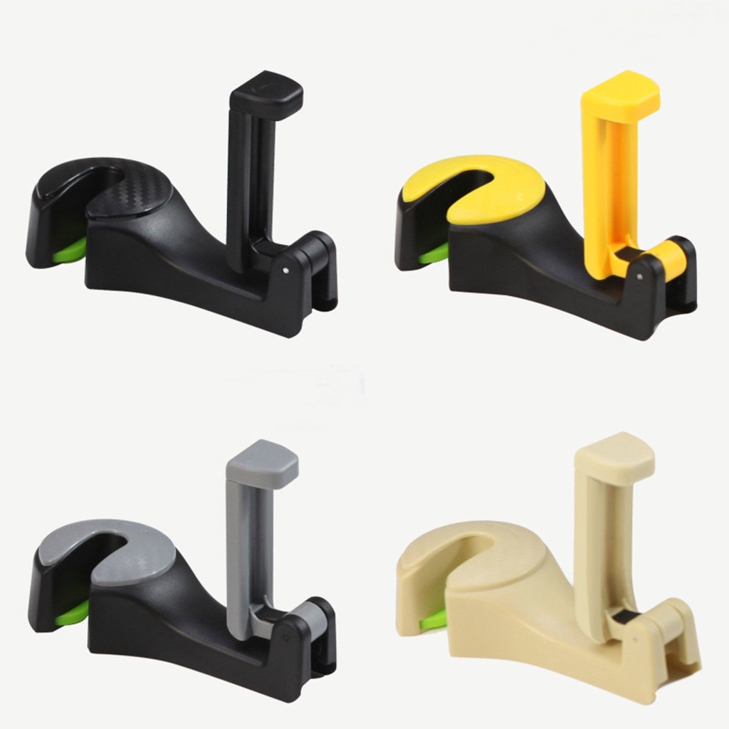 Móc Treo Đồ 2 Trong 1 Đa Năng Gắn Sau Ghế Xe Hơi Kèm Giá Đỡ Điện Thoại Tiện Dụng