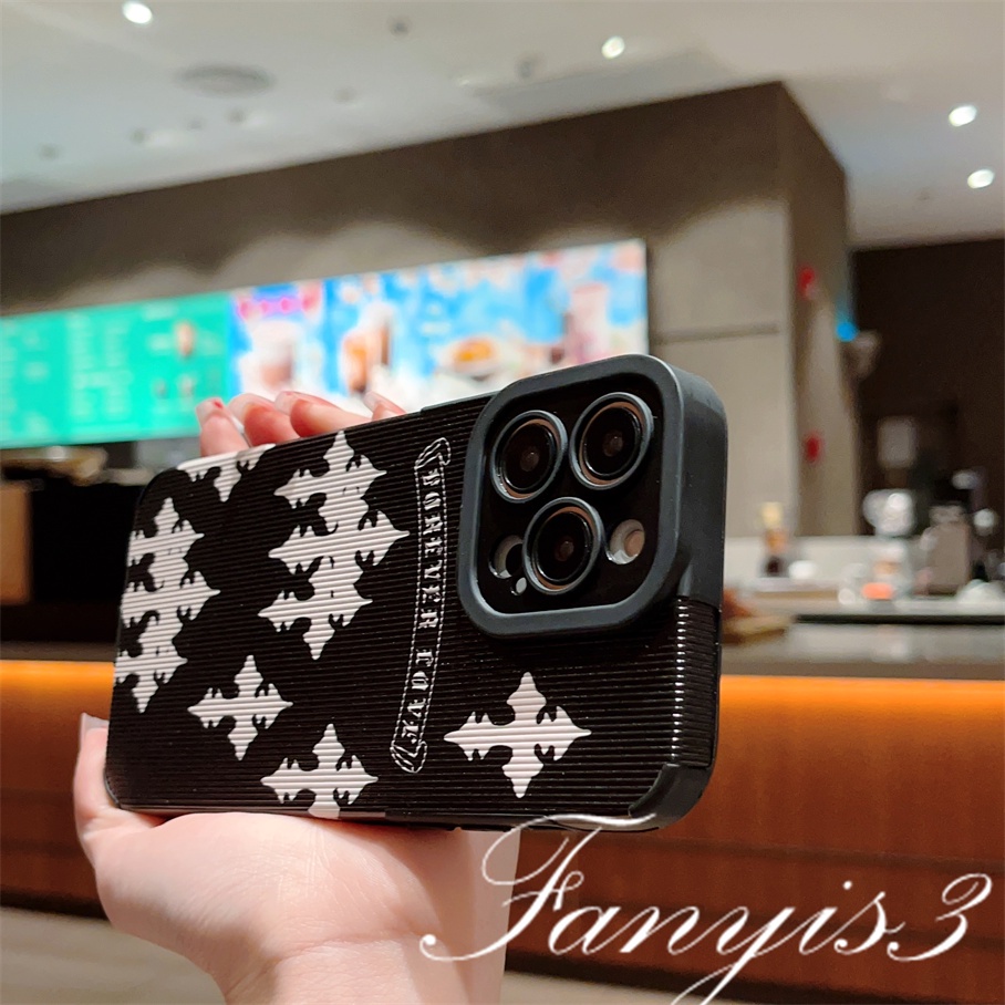Ốp Điện Thoại TPU Mềm Họa Tiết Sọc Chéo Cho IPhone 14 13 12 11 Pro Max X XR Xs Max 8 7 Plus SE 2020
