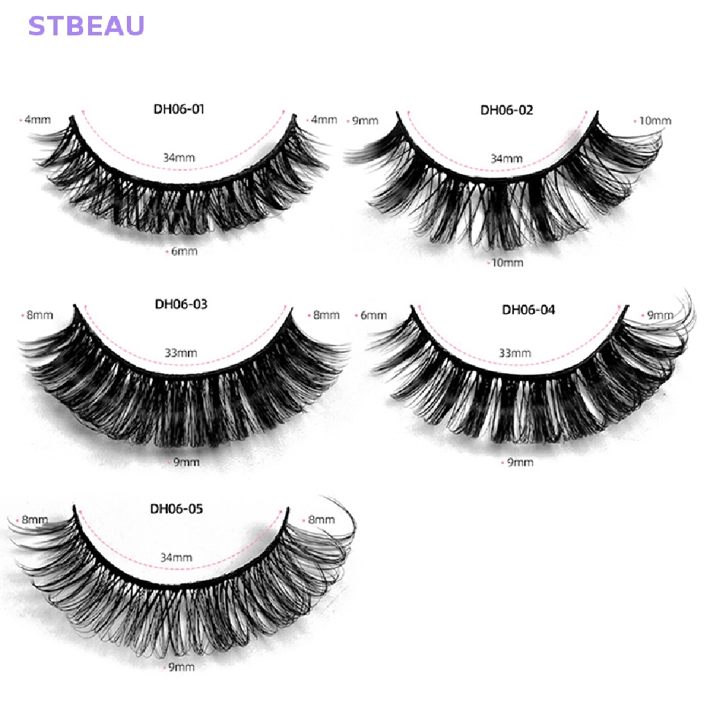 Set 10 Cặp Lông Mi Giả Kiểu Nga Tự Nhiên