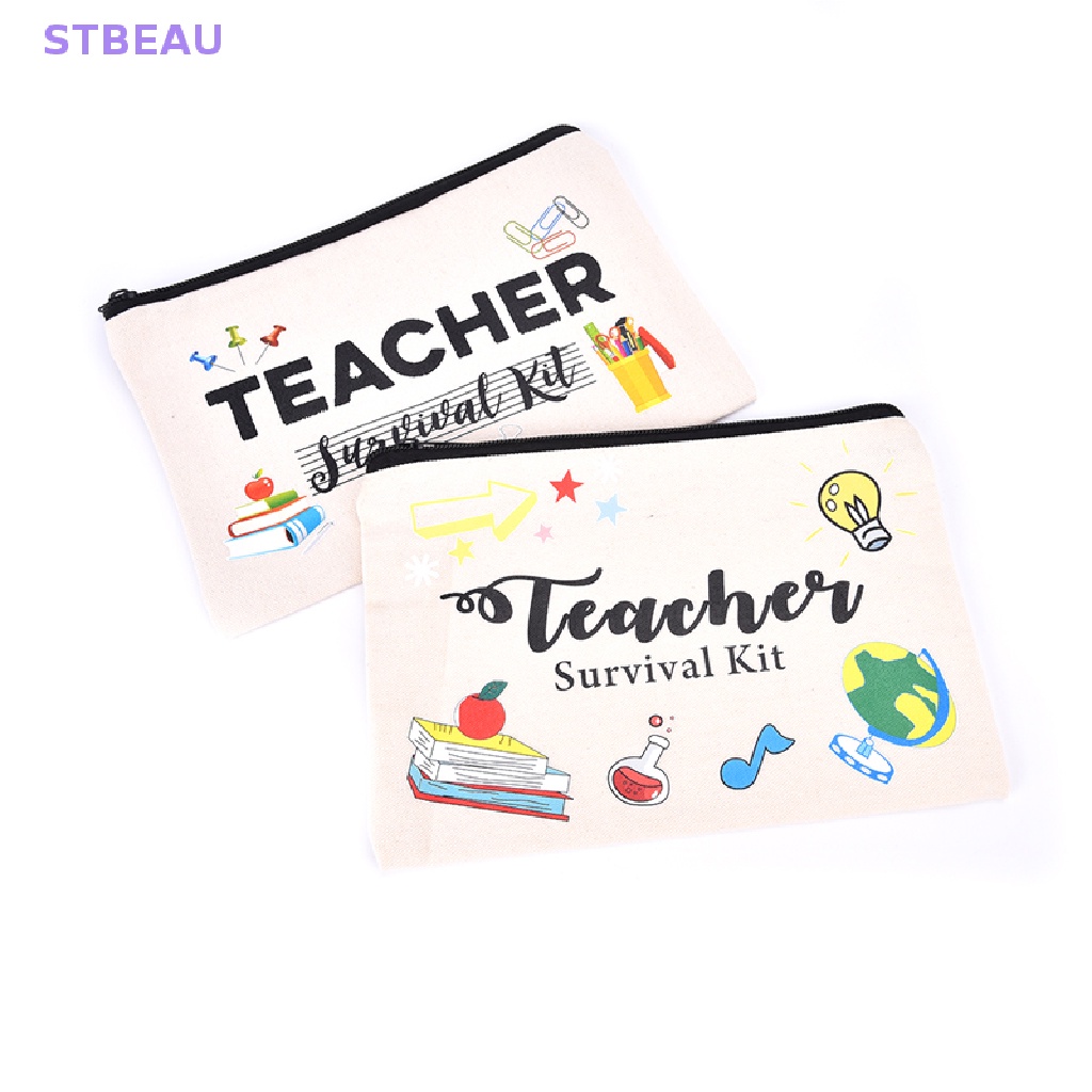 [Cxsteau] Túi Đựng Đồ Trang Điểm Sinh Nhật / Y Tá / Tuần Lễ Giáng Sinh Cho Giáo Viên