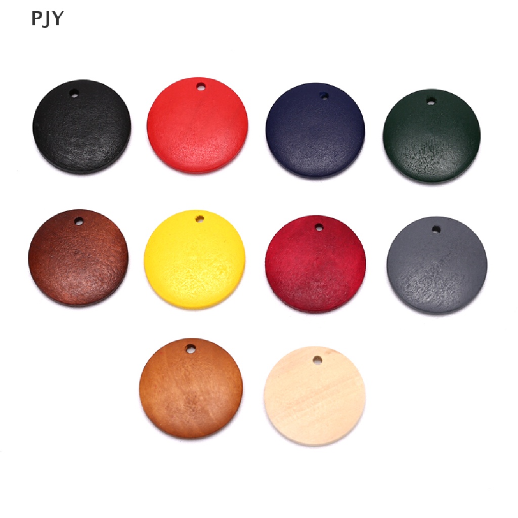 Bộ 50 Hạt Tròn Dẹt Tự Nhiên Dùng Làm Trang Sức Tiện Dụng