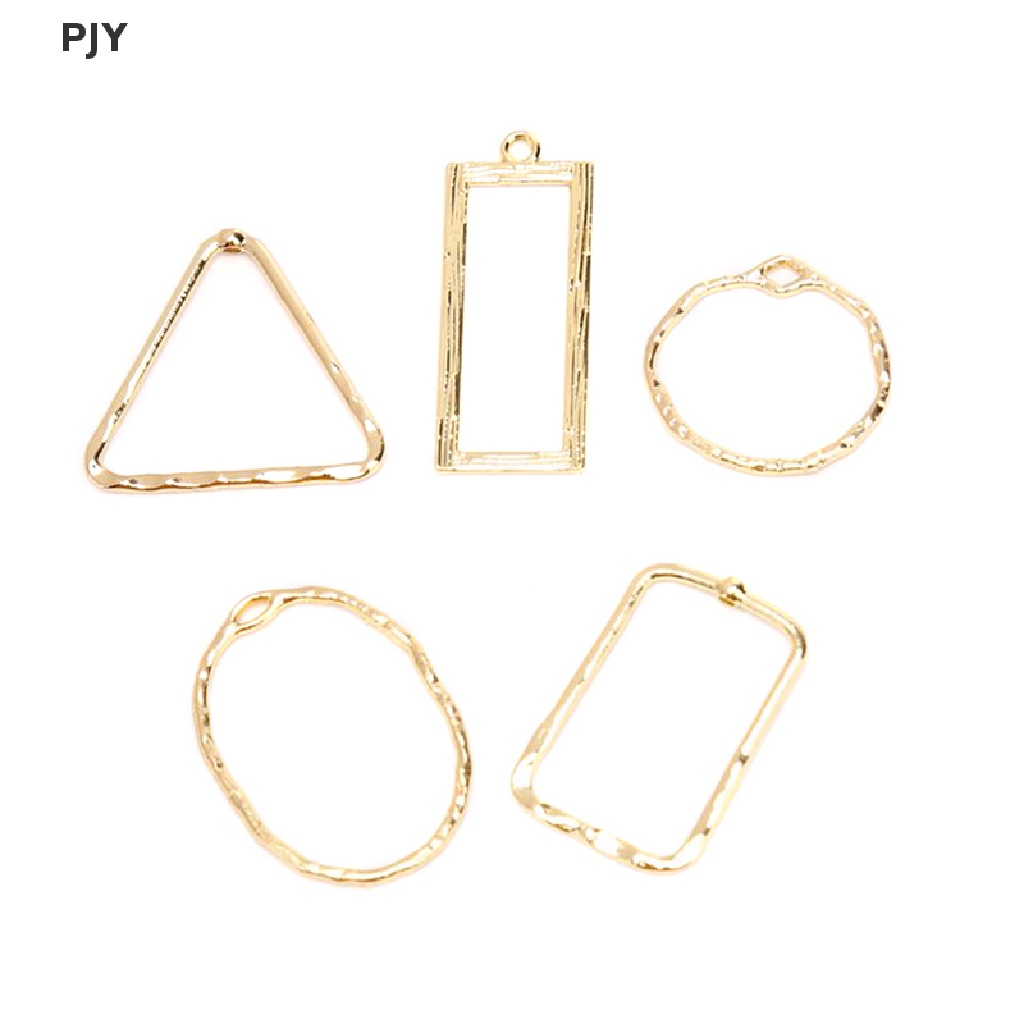 Set 10 Mặt Dây Chuyền Hợp Kim Rỗng Hình Chữ Ch DIY PJ