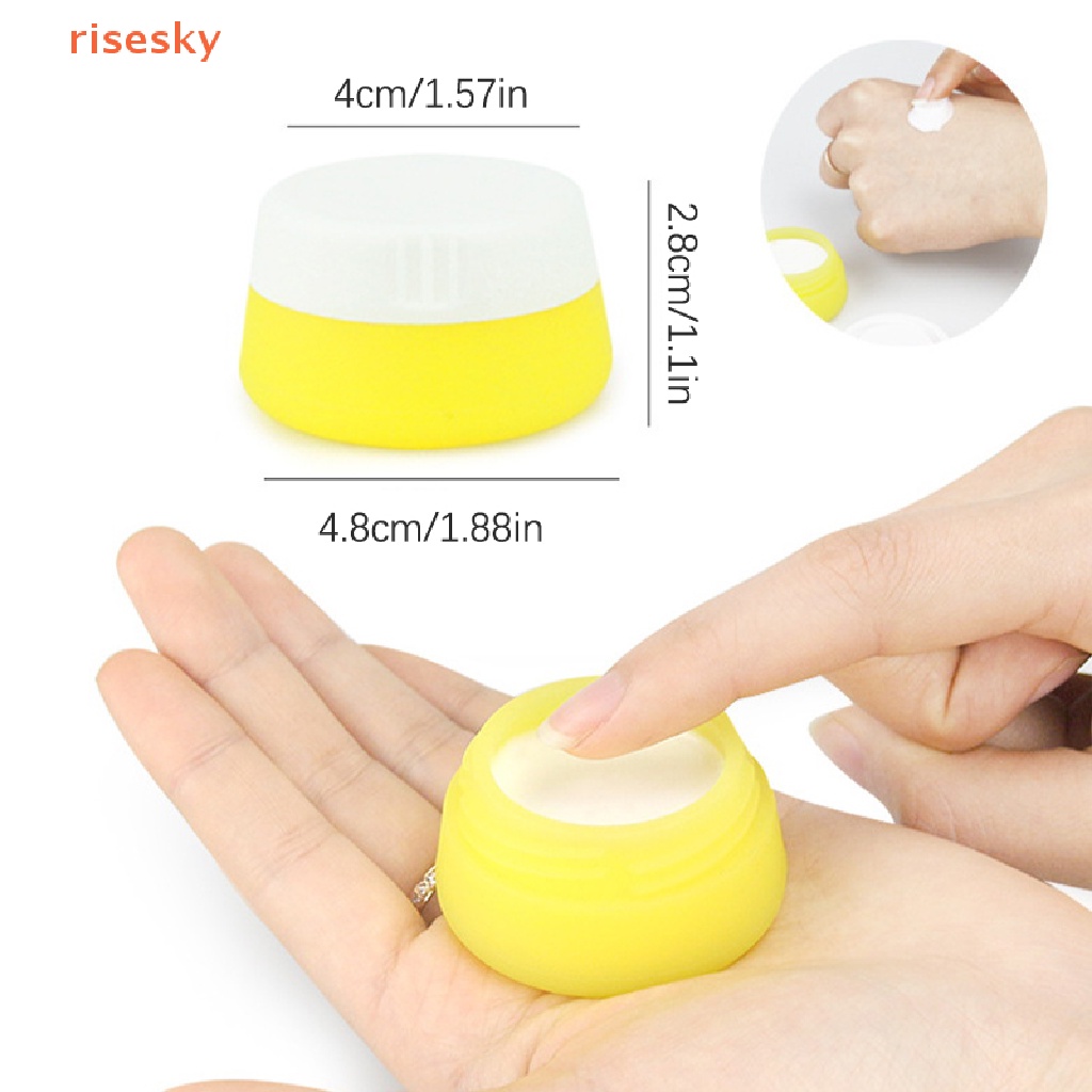 Lọ Silicone Rỗng 20ml Đựng Mỹ Phẩm Son Dưỡng Môi