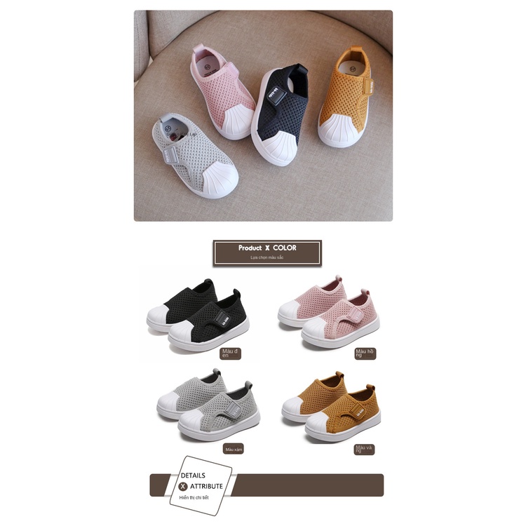 Giày Thể Thao Đế Mềm Chống Trượt Thoáng Khí Dành Cho Trẻ Em Pine388