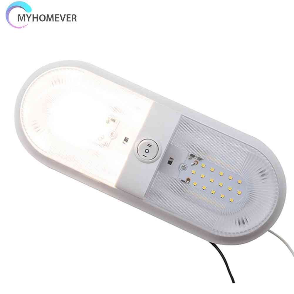 Đèn LED Âm Trần 10-24V 48 Bóng Có Công Tắc Cho Tàu Thuyền