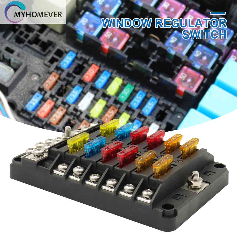 Set 24 Cầu Chì Tự Động 5A 10A 15A 20A ANL Cho Xe RV