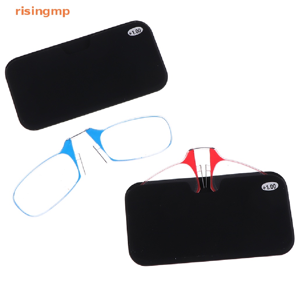 1 Kính Đọc Sách Kẹp Mũi Siêu Mỏng Phong Cách Unisex