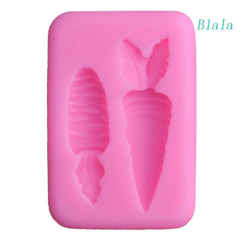 Khuôn Silicone Làm Bánh Tạo Hình Củ Cà Rốt 3D Độc Đáo Tiện Dụng