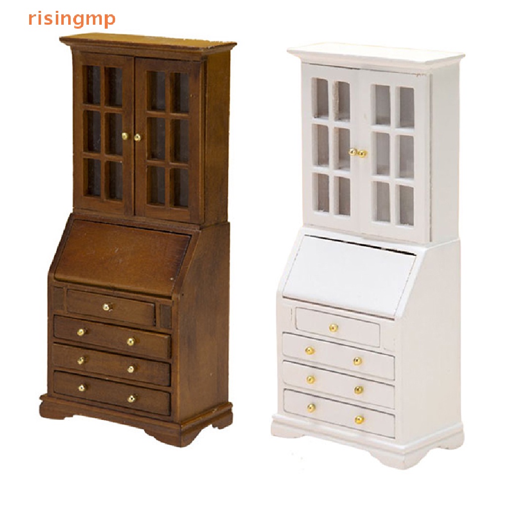 Mô Hình Tủ Chén / Tủ Sách / Nội Thất Trang Trí Nhà Búp Bê 1: 12