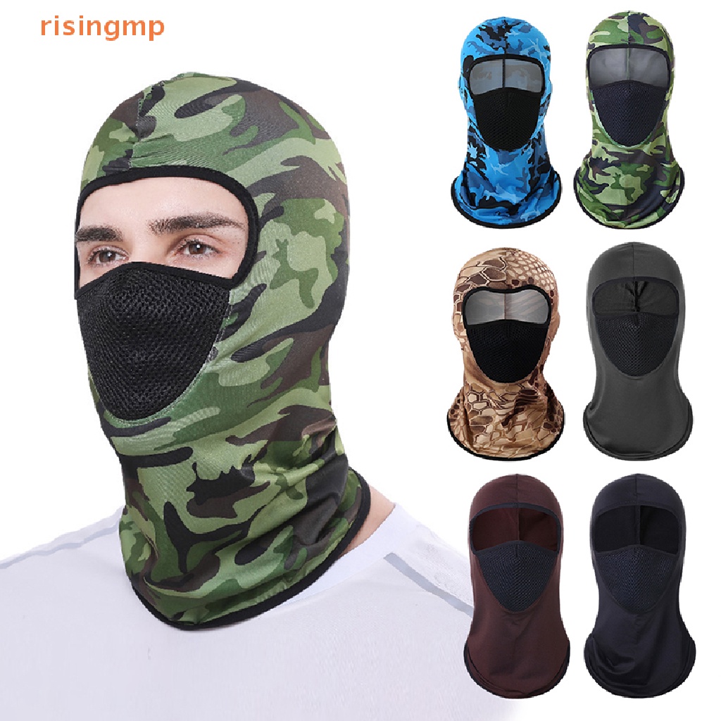 [risingmp] Mặt Nạ Trùm Đầu Thoáng Khí Balaclava Cho Mũ Bảo Hiểm Xe Máy