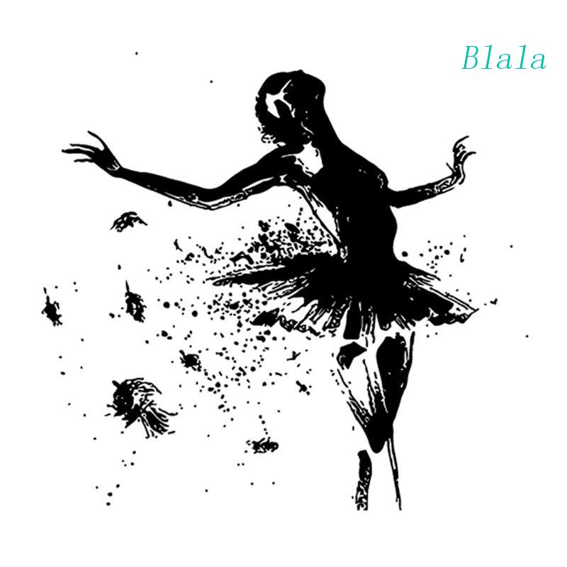 Tem Đóng Album Thủ Công Bằng Silicon Hình Cô Gái Múa Ba Lê Blala