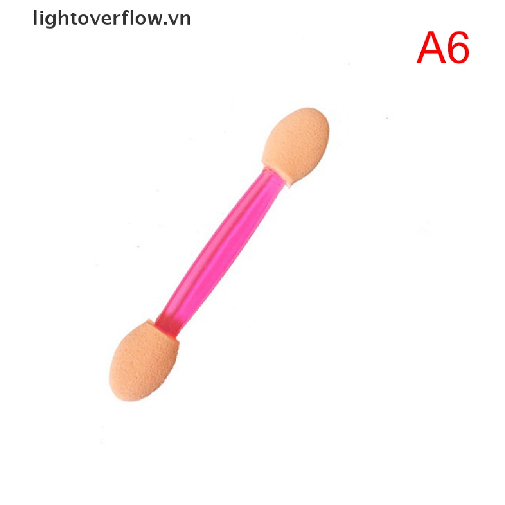 Set 10 Cọ Trang Điểm Mắt Hai Đầu Bằng Bọt Biển Sử Dụng Một Lần