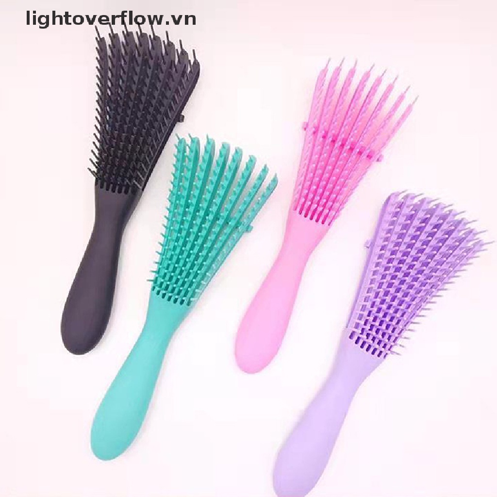 Lược Chải Tóc Xoăn Mát Xa Da Đầu Cho Nữ [Lightover Flow] Dropshipping