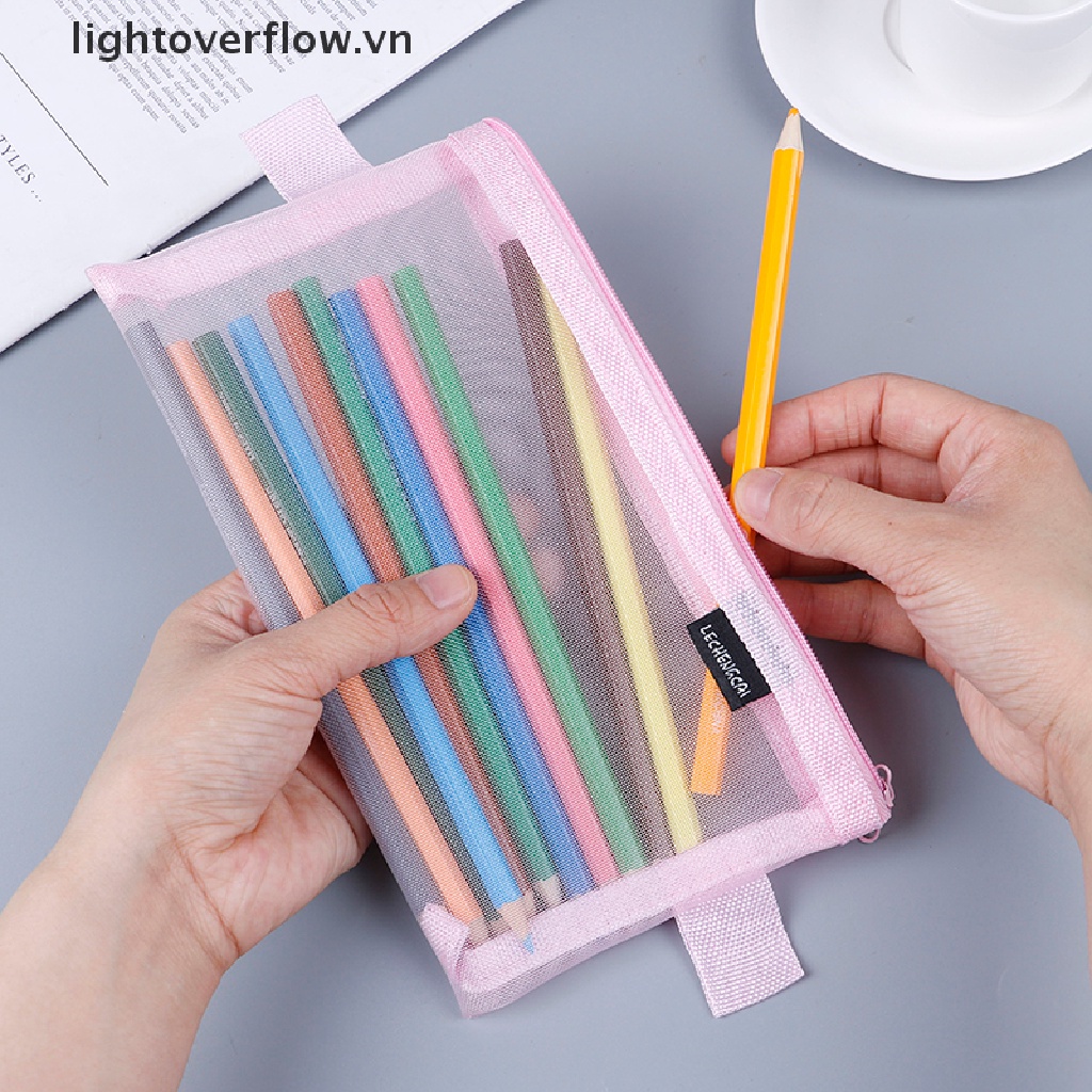 1 Túi Lưới Đựng Mỹ Phẩm Trong Suốt Đơn Giản Dùng Khi Đi Du Lịch