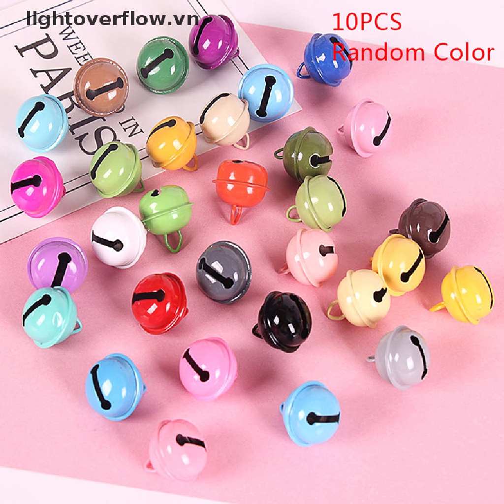 Set 10 Chuông Kim Loại Làm Bông Tai Trang Trí Giáng Sinh DIY