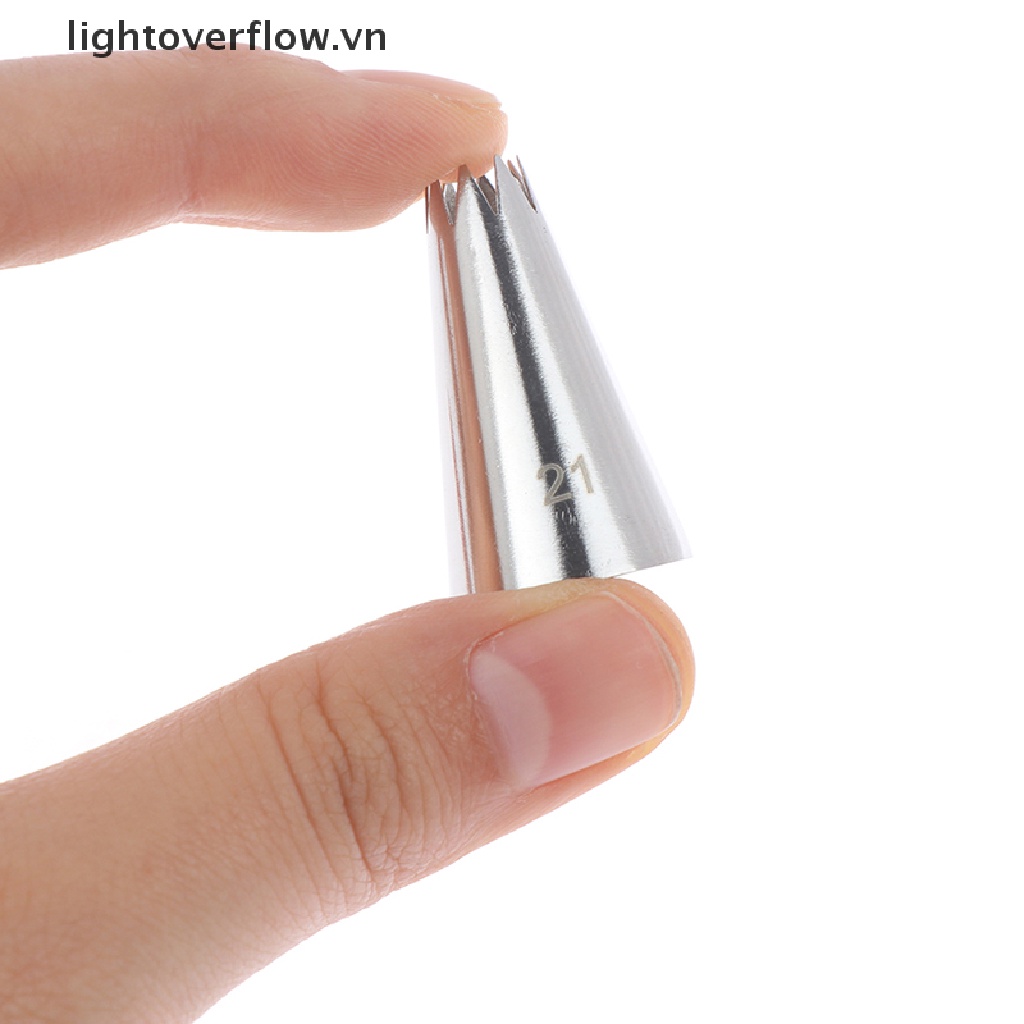 Bộ 9 Đuôi Bắt Kem Trang Trí Bánh Bằng Kim Loại