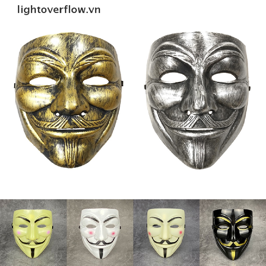 Mặt Nạ Hóa Trang Halloween Hình V for Vendetta