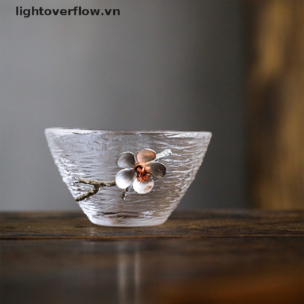 [Lightover Flow] Cốc Trà Thủy Tinh Nhỏ Chịu Nhiệt Cao Kiểu Nhật Bản [VN]