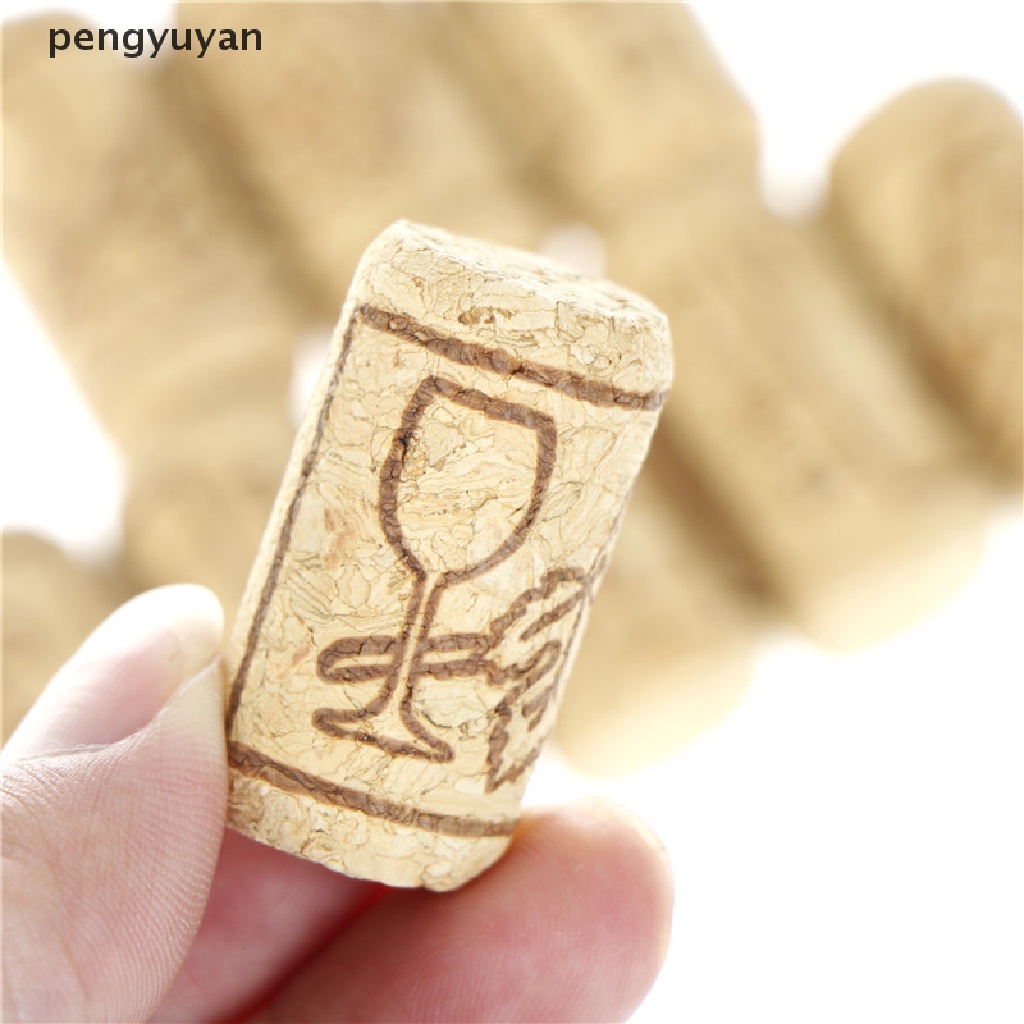 [pengyuyan] Set 10 Nút Bần Đậy Chai Rượu Vang Bằng Gỗ