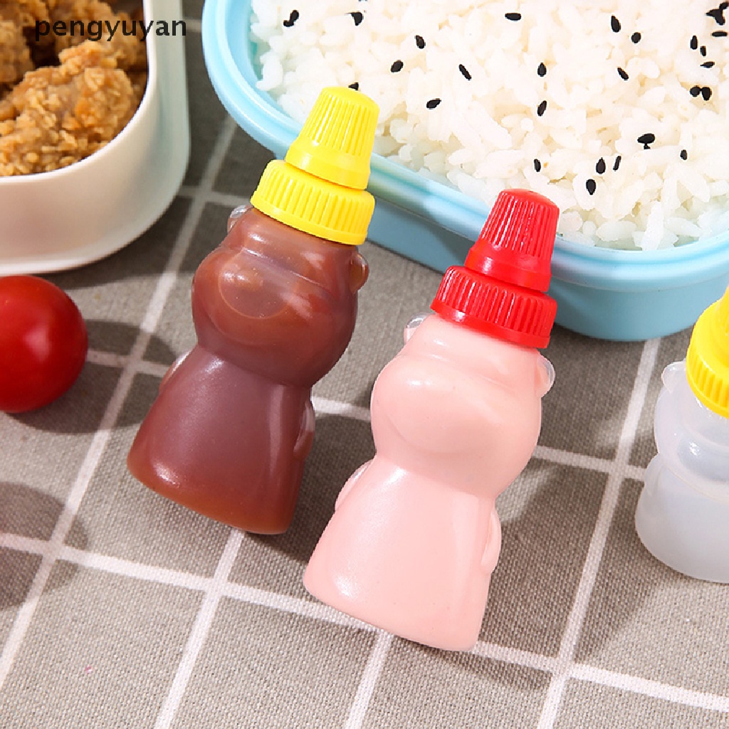 [pengyuyan] 1 Hộp Đựng Dầu / Cà Chua / Nước Sốt / Dầu / Mật Ong Mini Di Động Tiện Lợi [Mới]