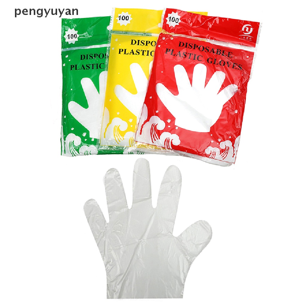 Set 50 / 100 Găng Tay Vệ Sinh Trong Suốt Dùng Một Lần Cho Nhà Bếp